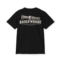 Raised Wright Duck Call Pocket T‑Shirt — Vintage Nautical Whistle Graphic